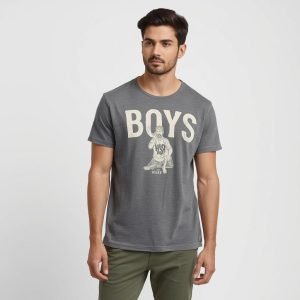 Boys Printed Cotton T-shirt For Men's