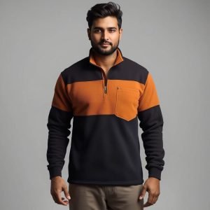 Men's Long Sleeve Heavyweight Fleece Shirt
