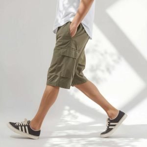 2 Quarter Comfortable Cotton Cargo Shorts Half Pants - Men
